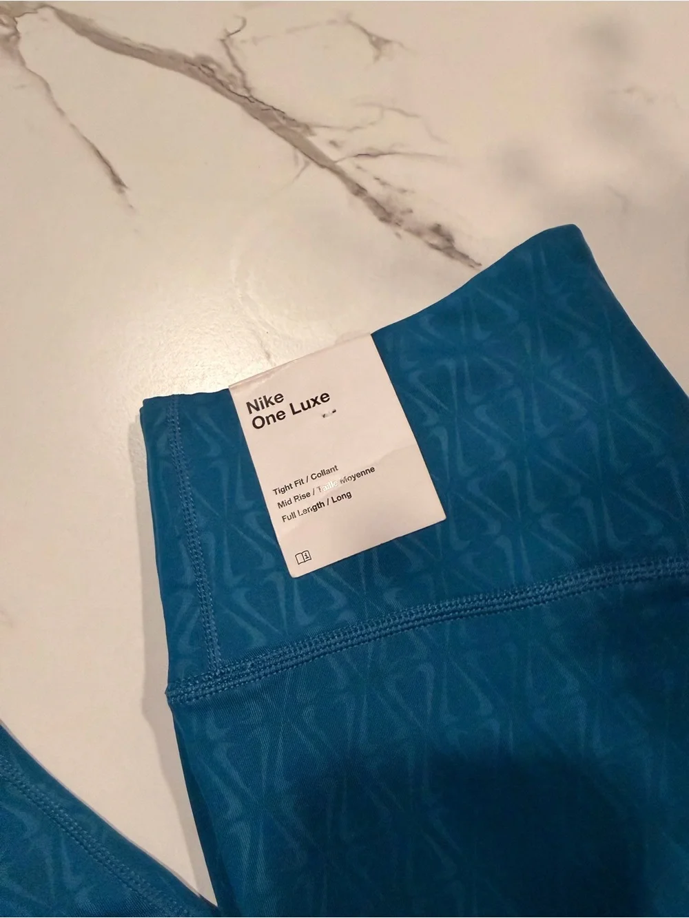 Nike One Luxe Blue Leggings